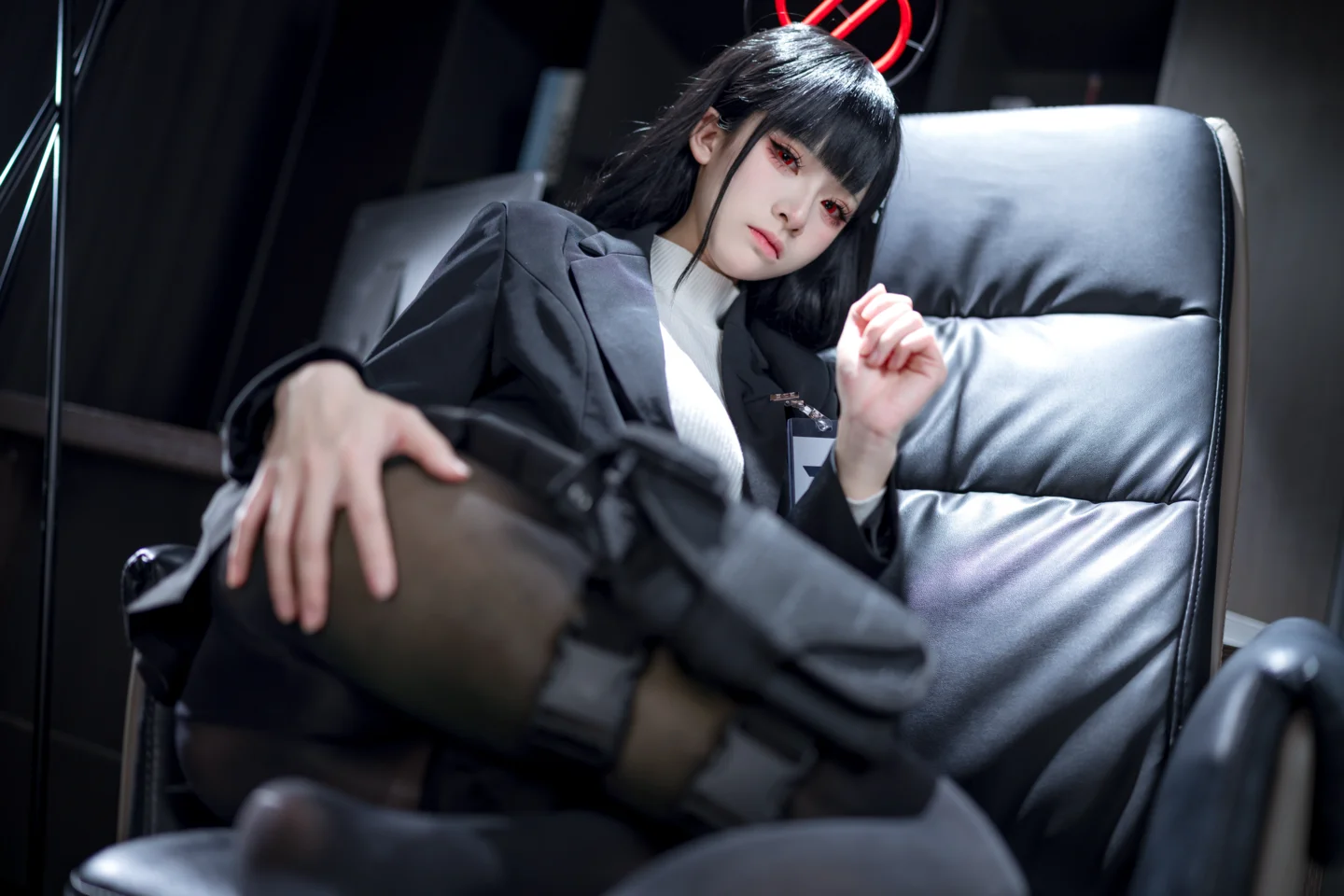 九柒喵 - No.026 蔚蓝档案 调月莉音 [64P-1.4GB] tg@simisebaisi 【丝足阁】050.webp